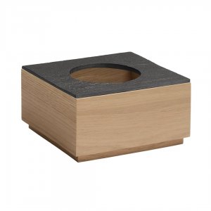 APS deska s výřezem na karafu VALO, břidlice, 17,5x16,2cm