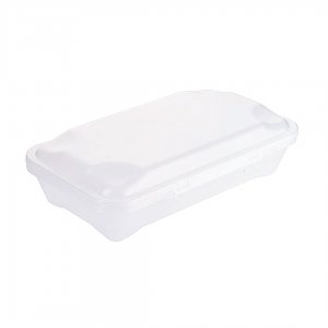 Contacto menu box opakovaně použitelný GN1/4 polypropylen bílý