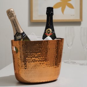 APS chladič na sekt/víno 25,5x19x20 cm 3,9l hliníkový, barva měď