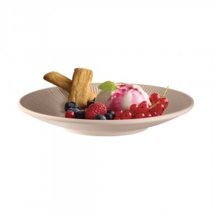 APS Talíř Nero 21 cm melamin béžový