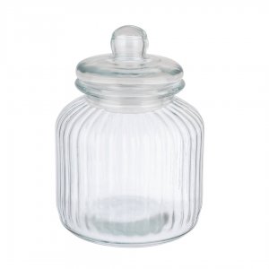 APS Skleněná nádoba COOKIEGO 3 l , pr.17 cm, v. 24,5 cm s víkem