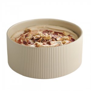 APS Miska THE GRID 23 cm, porcelánová, béžová