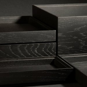 APS box GN1/2 VALO v.16,5 cm dřevěný černý