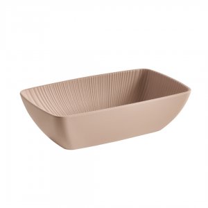 APS Miska GN 1/4 NERO 26,5x16,2 cm výška 7,5 cm melamin béžová
