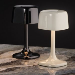 APS Stolní lampa SOHO, světle šedá, výška 21,5 cm