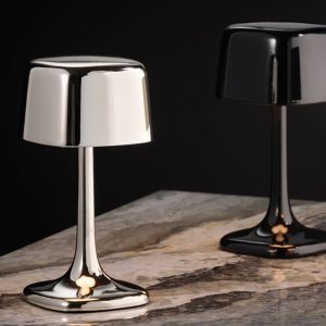 APS Stolní lampa SOHO, chrom, výška 21,5 cm