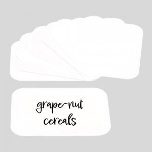 APS Popisovací  štítek 7,7 x 5,2 cm,  na víko plast, balení 10 ks