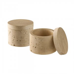 APS dóza, sada 2ks, pr. 6cm, 40ml, MINERA, beton vzhled vápenec