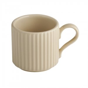 APS Šálek THE GRID, porcelán, béžová pr. 6 cm, v. 6 cm, 80 ml