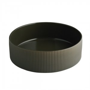APS Miska THE GRID, porcelán, hnědá pr. 26 cm, v. 8,5 cm
