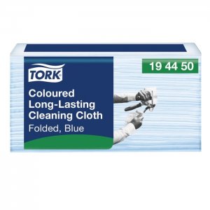 Tork Čistící utěrka W8, netkaná textilie, 40 útr. 38,5x30 cm modrá