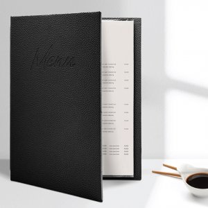 Securit Jídelní lístek SIGNATURE, A4, černý