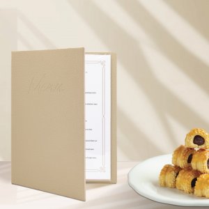 Securit Jídelní lístek SIGNATURE, A5, bežový