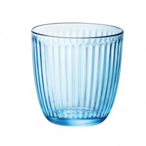 Bormioli Line 290ml voda/whisky barva modrá/Lively blue