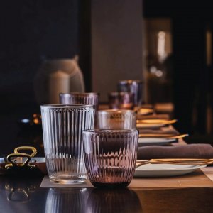 Bormioli Line 290ml voda/whisky barva modrá/Lively blue