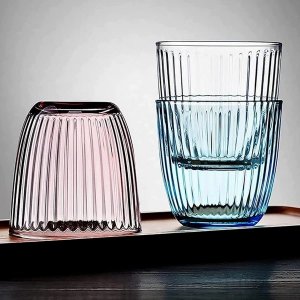 Bormioli Line 290ml voda/whisky barva modrá/Lively blue