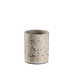 APS zásobník na příbory, TERRAZZO, beton, terrazzo pr. 11 cm, v. 13,5 cm