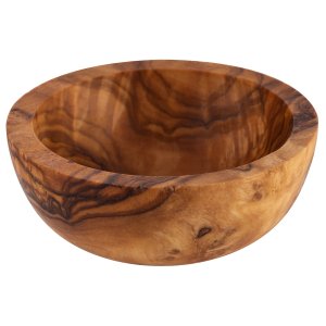 APS miska OLIVE, sada 4 ks, pr. 6 cm, v. 2 cm, dřevo