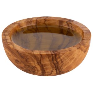 APS miska OLIVE, sada 4 ks, pr. 6 cm, v. 2 cm, dřevo