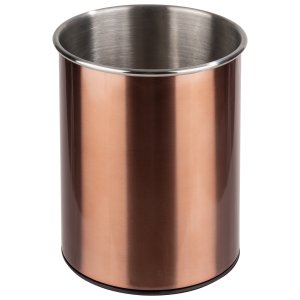 APS zásobník na příbory, otočný, nerez/měď, polypropylen, pr. 13 cm, v. 16,5 cm