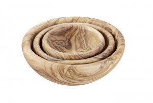 APS miska OLIVE pr. 12,5 cm, v 4,5 cm, dřevo