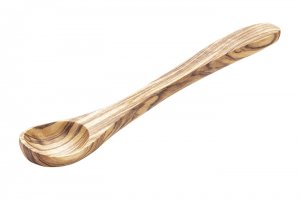 APS lžíce servírovací OLIVE 14 cm, dřevo, 2 kusy