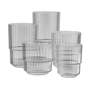 APS sklenice, LINEA Tritan, 150 ml, pr. 6,5 cm, v. 8 cm, šedá