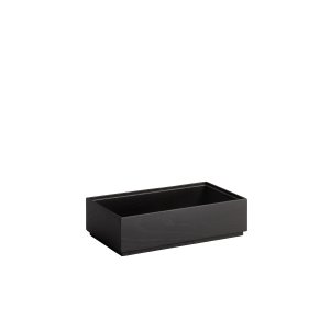 APS box GN 1/3 VALO, dubové dřevo, černá, 32,5 x 17,6 cm, v. 8,5 cm