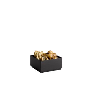 APS box GN 1/6 VALO, dubové dřevo, černá, 17,6 x 16,2 cm, v. 8,5 cm