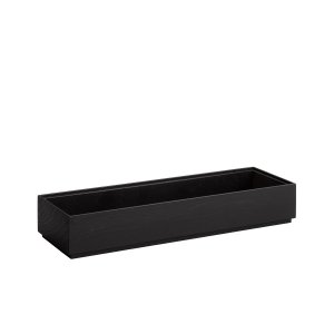 APS box GN 2/4 VALO, dubové dřevo, černá, 53 x 16,2 cm, v. 8,5 cm