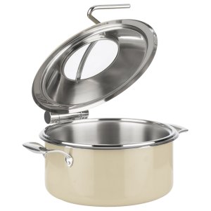APS chafing dish ORBIT pr.30,5 cm, v. 17,5 cm, 4 l, písková