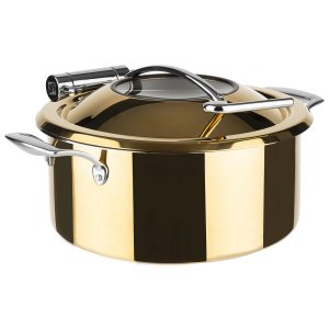 APS chafing dish ORBIT pr.30,5 cm, v. 17,5 cm, 4 l, zlatá