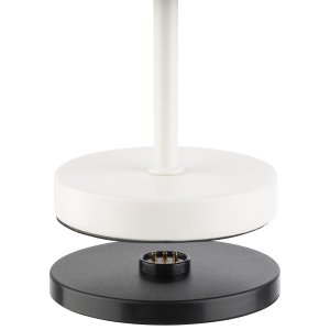 APS lampa stolní MERLE MICRO, kov, bílá, pr. 8 cm, v. 20 cm