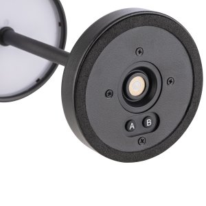 APS lampa stolní MERLE MICRO, kov, černá, pr. 8 cm, v. 20 cm