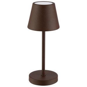 APS lampa stolní MERLE MICRO, kov, hnědá, pr. 8 cm, v. 20 cm