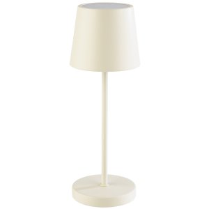 APS lampa stolní MERLE MINI, kov, bílá, pr. 9 cm, v. 25 cm