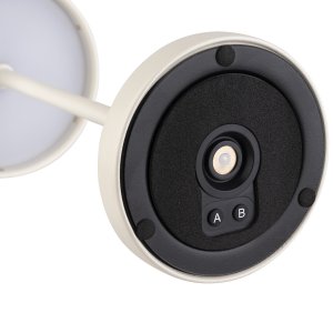 APS lampa stolní MERLE MINI, kov, bílá, pr. 9 cm, v. 25 cm