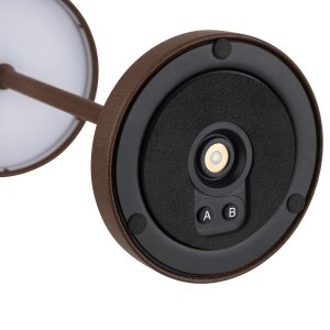 APS lampa stolní MERLE MINI, kov, hnědá, pr. 9 cm, v. 25 cm