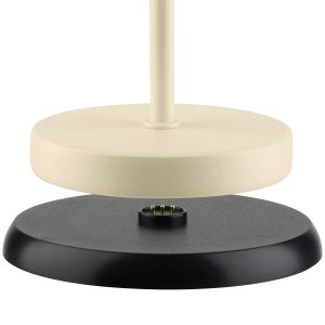 APS lampa stolní MERLE MINI, kov, písková, pr. 9 cm, v. 25 cm