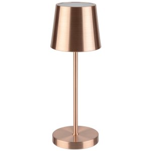 APS lampa stolní MERLE MINI, kov, měděná, pr. 9 cm, v. 25 cm