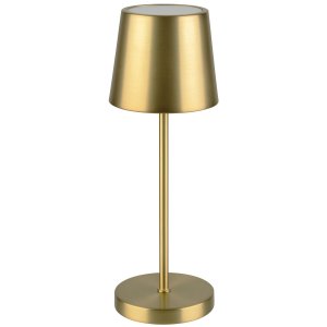 APS lampa stolní MERLE MINI, kov, zlatá, pr. 9 cm, v. 25 cm