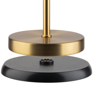 APS lampa stolní MERLE MINI, kov, zlatá, pr. 9 cm, v. 25 cm