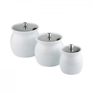 APS Porcelánová dóza na dresing, průměr 17 cm, s pokličkou