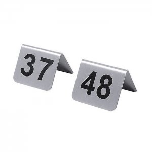 Contacto štítky na stůl s číslem 37-48