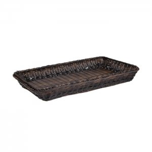 APS košík GN LINE, GN 1/1, polypropylen, černohnědá, 53 x 32,5 cm, v. 6,5 cm
