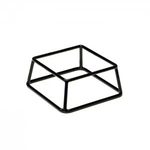 APS stojan bufetový MULTI, kov, černá, 18 x 18 cm, v. 8 cm