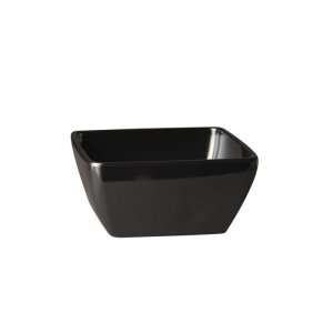 APS Melaminová miska PURE 25 x 25 cm, černá