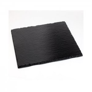 APS Servírovací podnos 10 x 10 cm, břidlice, 4 ks