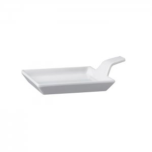 APS talíř na jednohubky Flying Buffet 9,5x9,5 cm melamin bílý