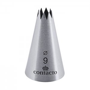 Contacto špička zdobicí pr.9 mm hvězda